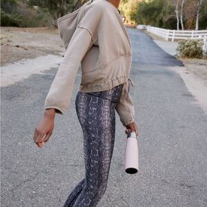 Anthropologie Saturday/Sunday Sharon Hoodie Neutral Taupe Size MP Petite